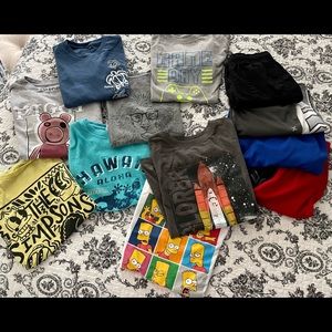 12pcs Bundle of boys summer clothes. Size 8 - 12